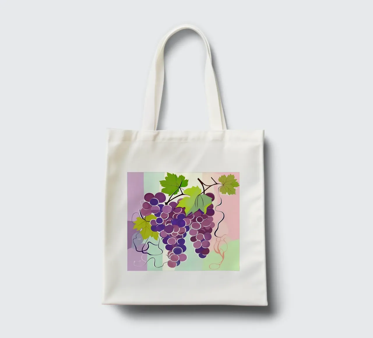 Uva_stile_A_1 borsa in juta da Pink- und LoveArt by LK