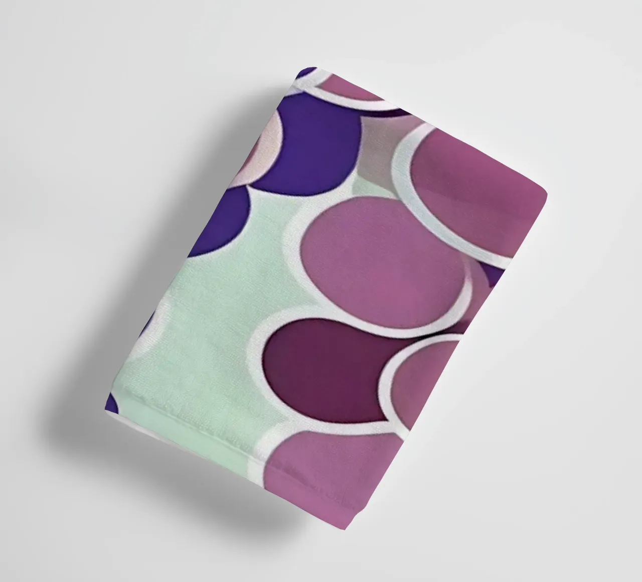 Druiven_stijl_A_1 badhanddoek van Pink- und LoveArt by LK