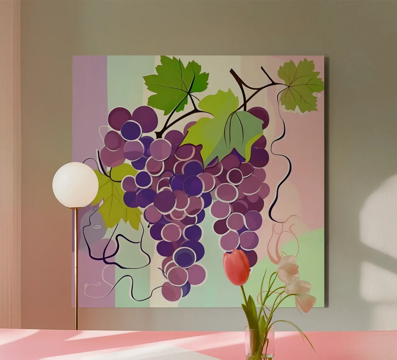 Uva_stile_A_1 alluminio dibond da Pink- und LoveArt by LK