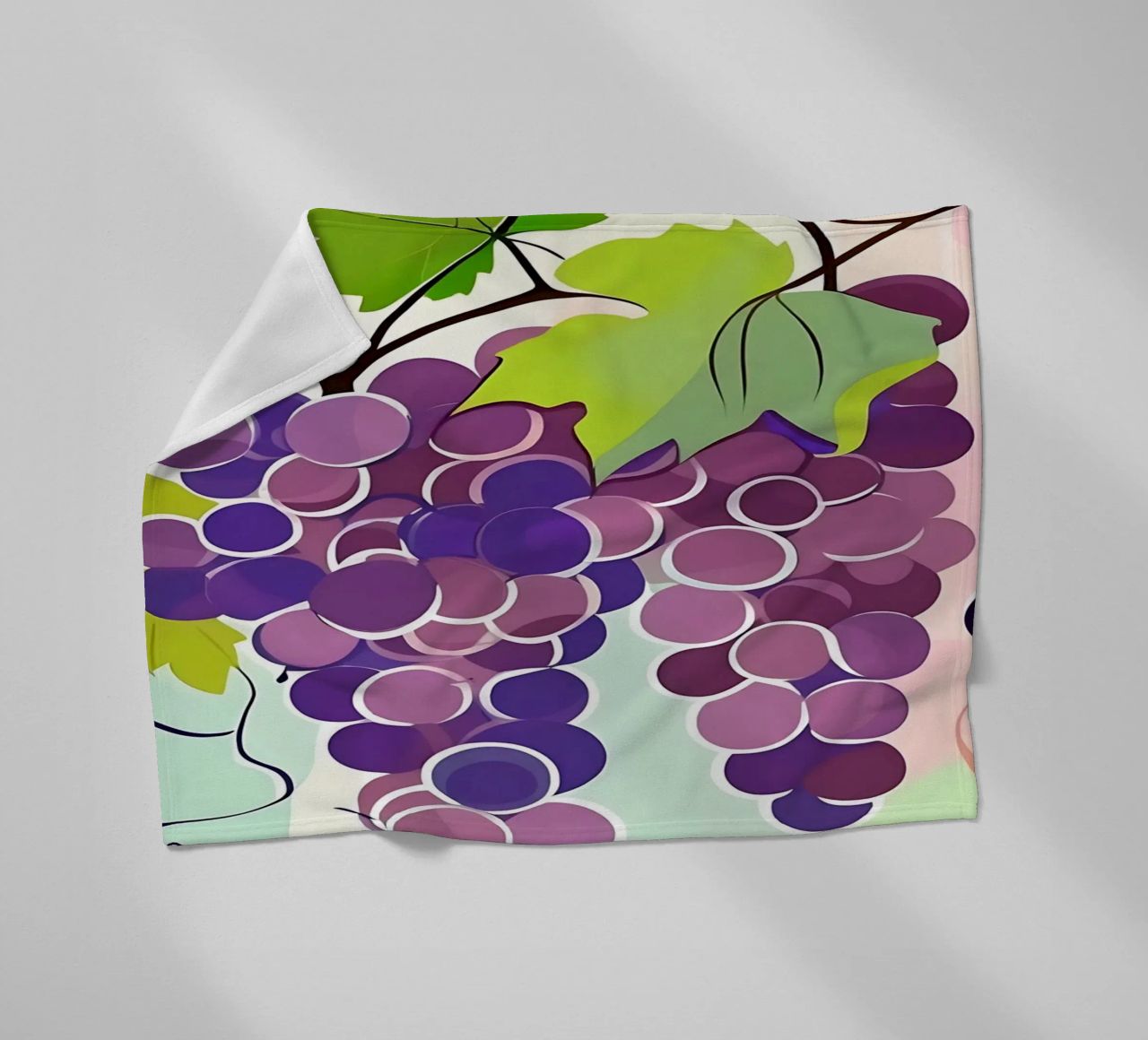 Uva_stile_A_1 coperta in pile da Pink- und LoveArt by LK