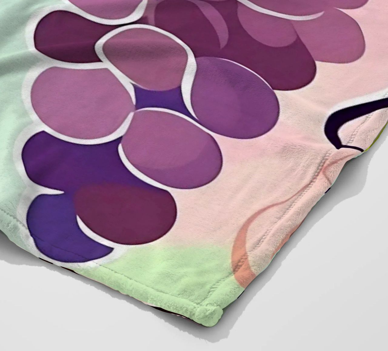 Uva_stile_A_1 coperta in pile da Pink- und LoveArt by LK
