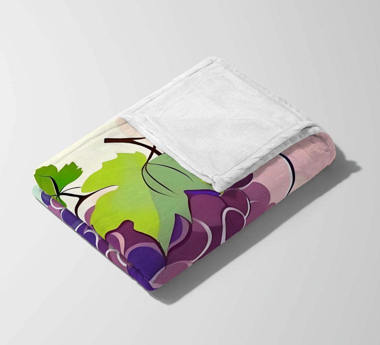 Uva_stile_A_1 coperta in pile da Pink- und LoveArt by LK