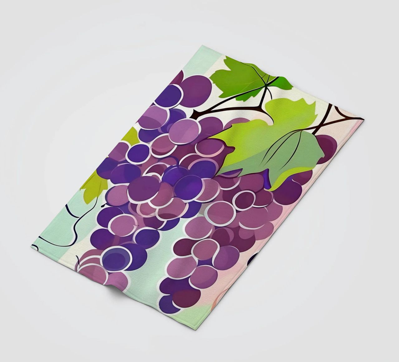 Uva_stile_A_1 coperta in pile da Pink- und LoveArt by LK