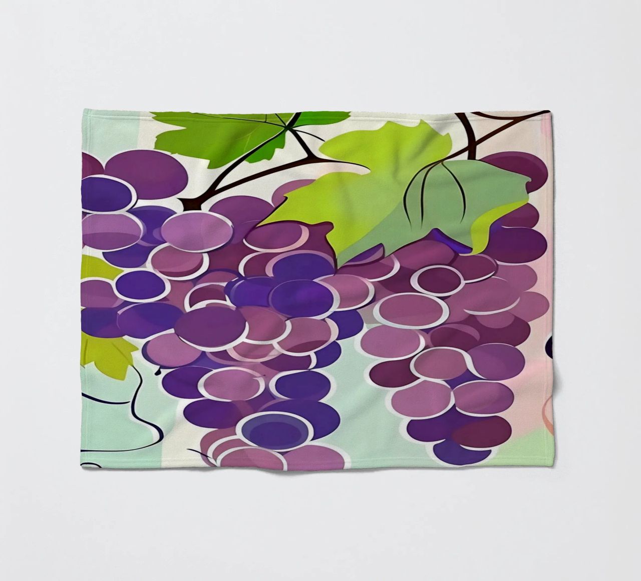 Uva_stile_A_1 coperta in pile da Pink- und LoveArt by LK