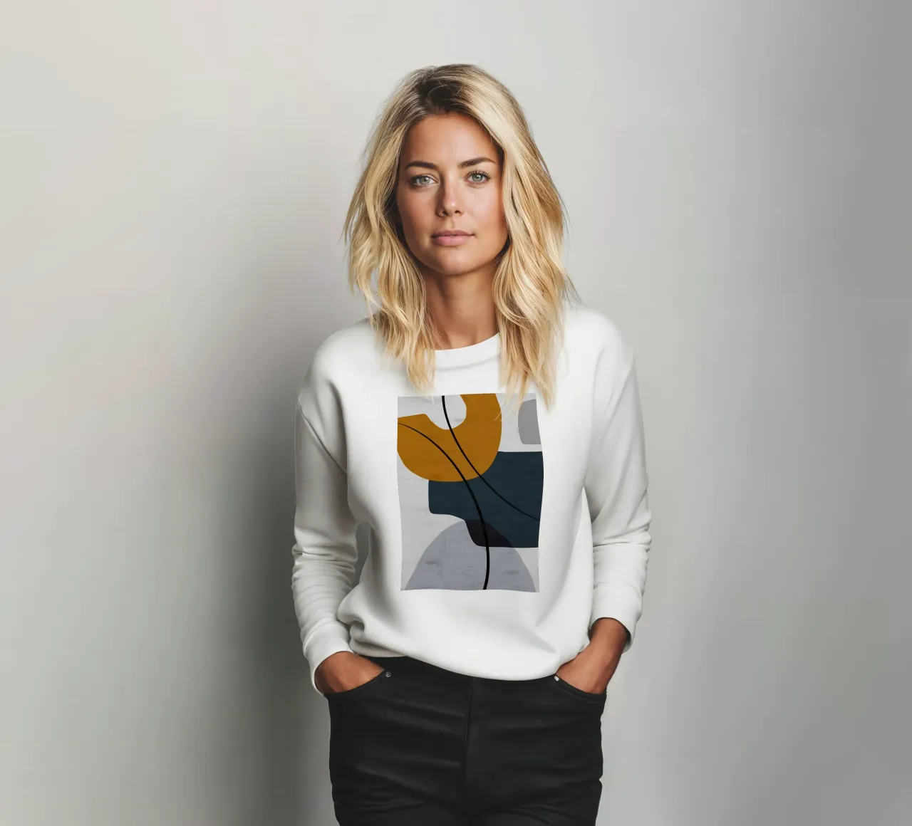 FORMES GÉOMÉTRIQUES ABSTRAITES sweat de Aiden Garcia