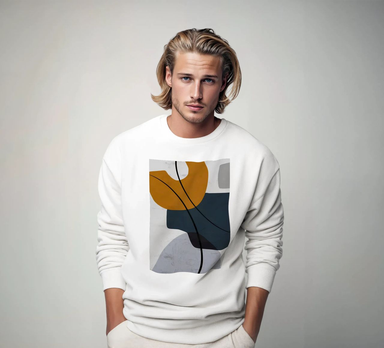 FORME GEOMETRICHE ASTRATTE felpa da Aiden Garcia