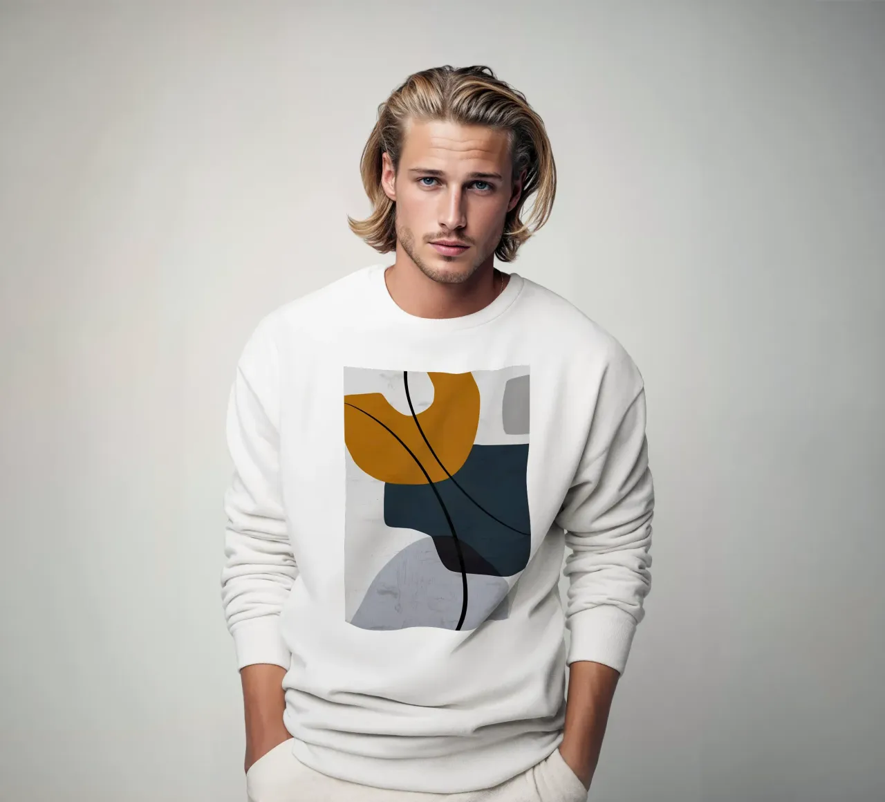 FORME GEOMETRICHE ASTRATTE felpa da Aiden Garcia