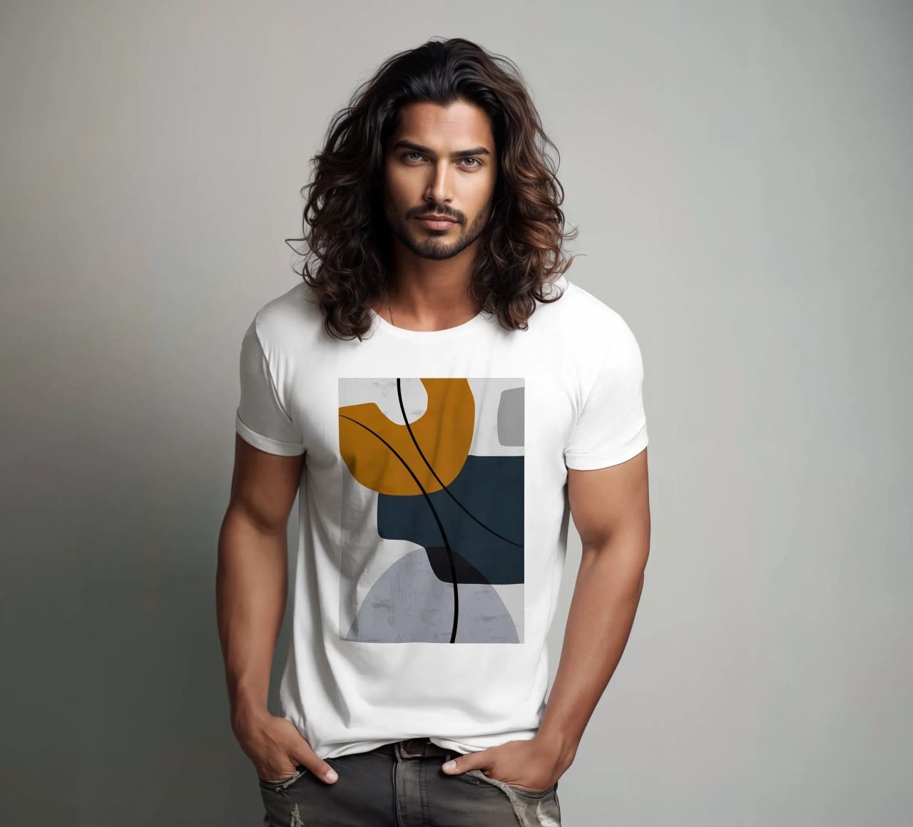 FORME GEOMETRICHE ASTRATTE t-shirt da Aiden Garcia