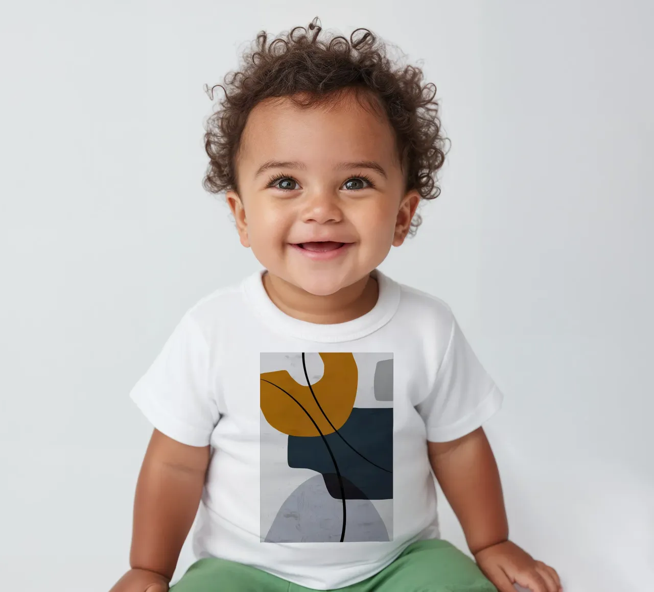 FORMAS GEOMÉTRICAS ABSTRACTAS camiseta de bebé de Aiden Garcia