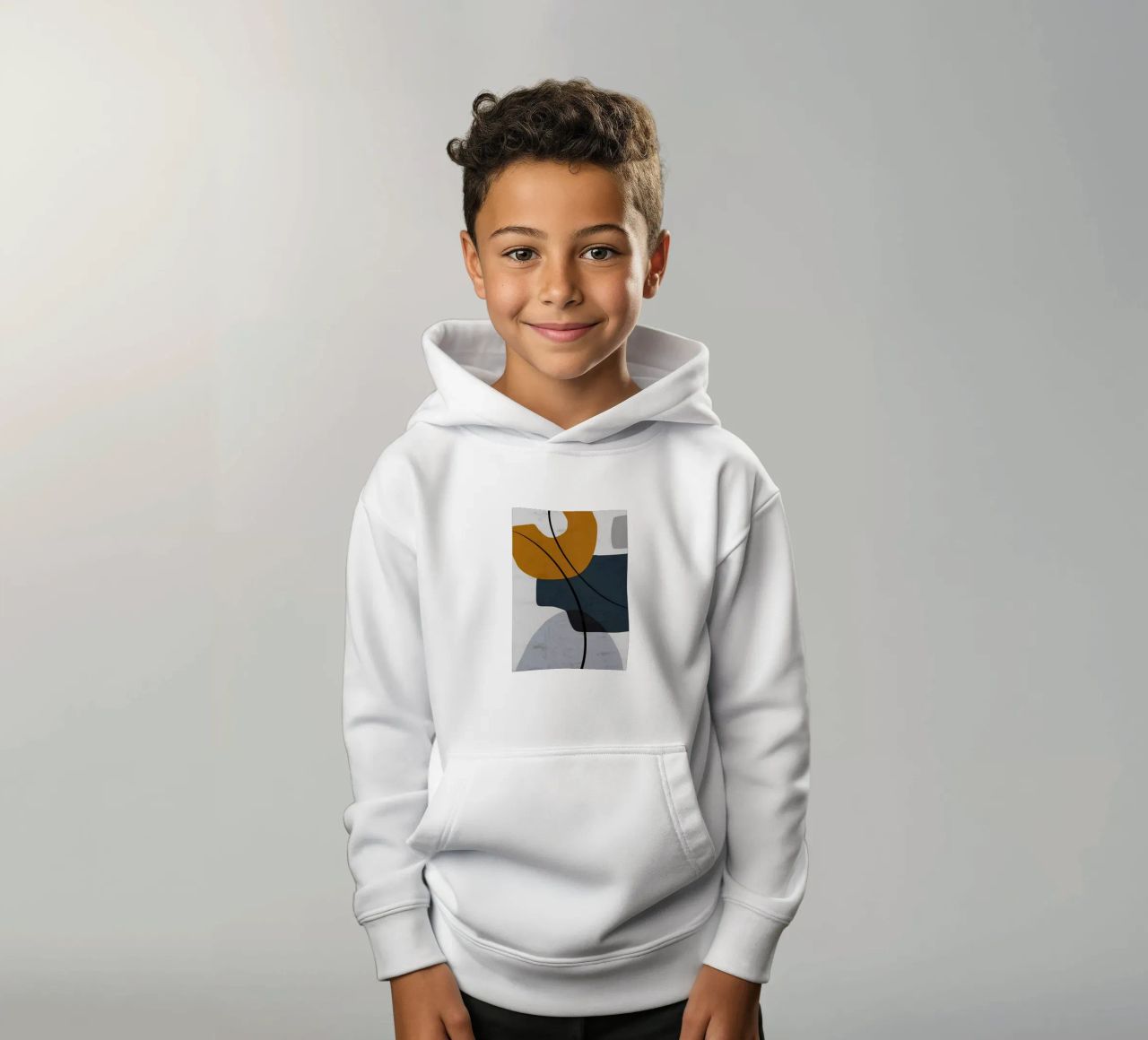 FORME GEOMETRICHE ASTRATTE felpa bambino con cappuccio da Aiden Garcia