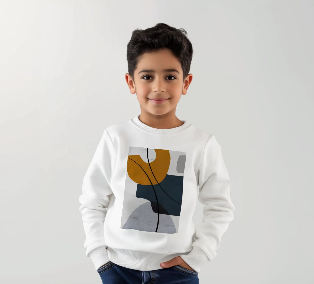 FORME GEOMETRICHE ASTRATTE felpa bambino da Aiden Garcia