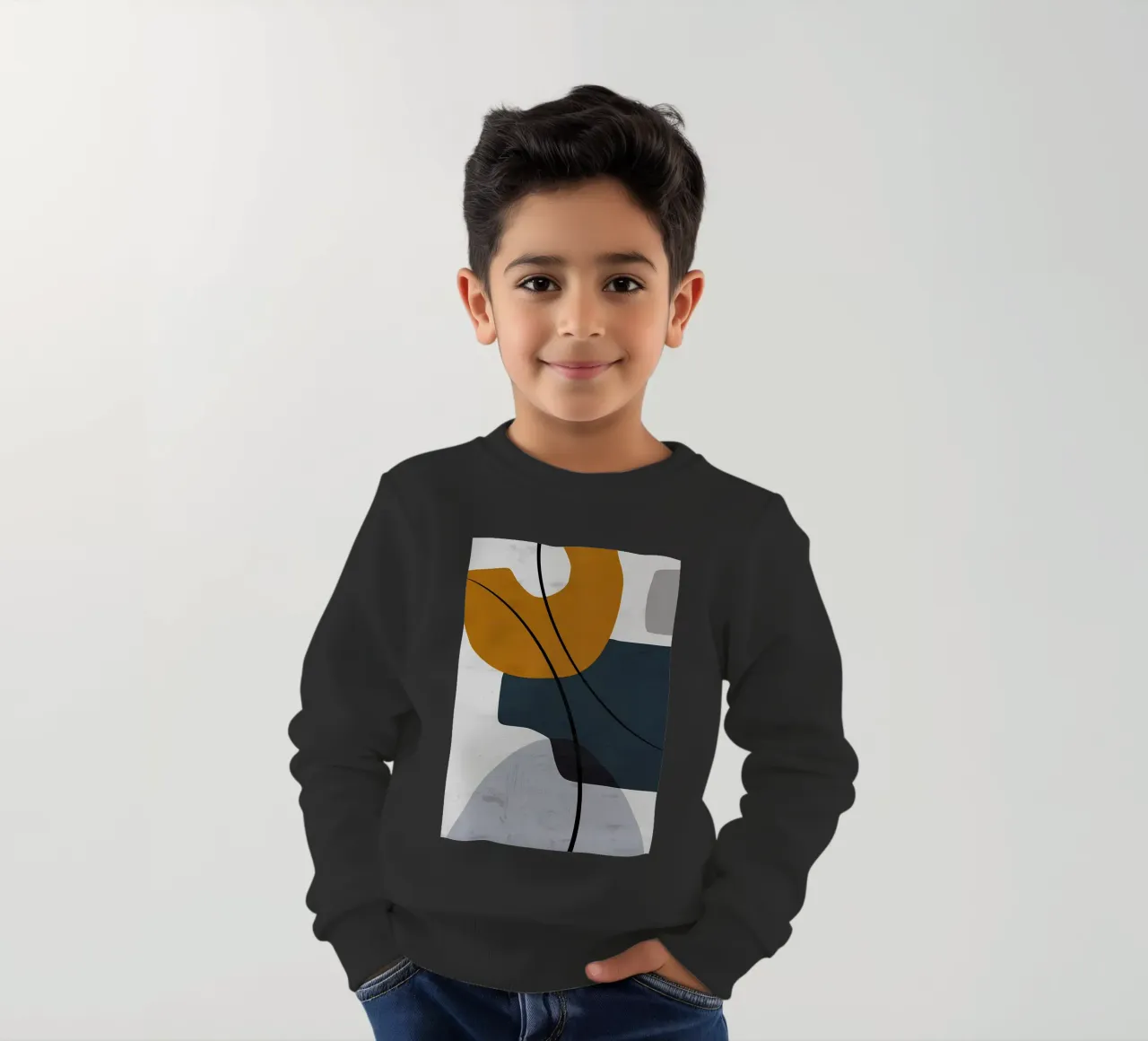 FORME GEOMETRICHE ASTRATTE felpa bambino da Aiden Garcia