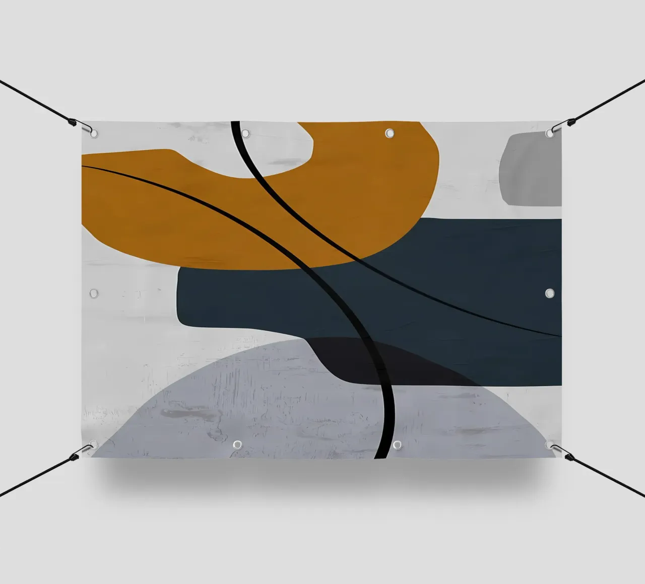 FORME GEOMETRICHE ASTRATTE telo in pvc da Aiden Garcia