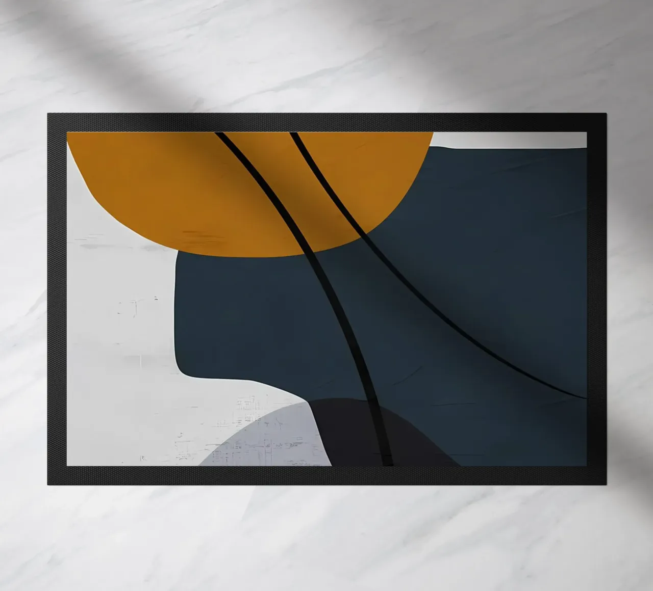 FORMAS GEOMÉTRICAS ABSTRACTAS felpudo de Aiden Garcia