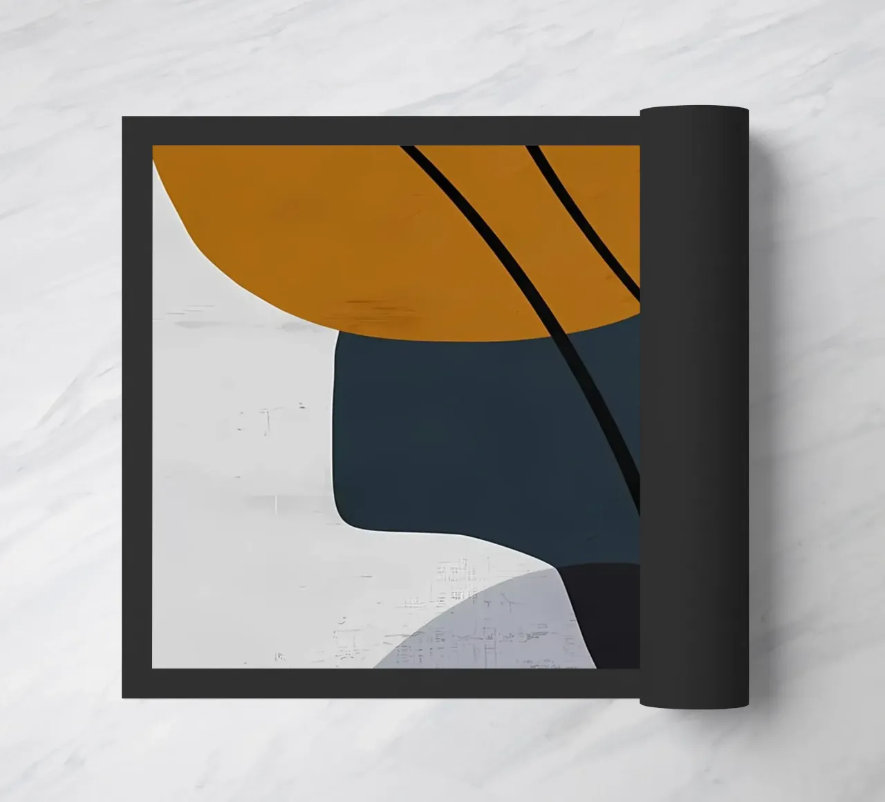 FORMAS GEOMÉTRICAS ABSTRACTAS felpudo de Aiden Garcia