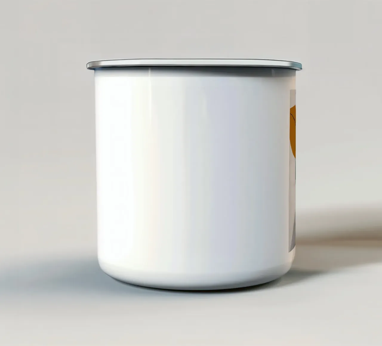 GEOMETRISCHE ABSTRAKTE FORMEN Emaille Tasse von Aiden Garcia