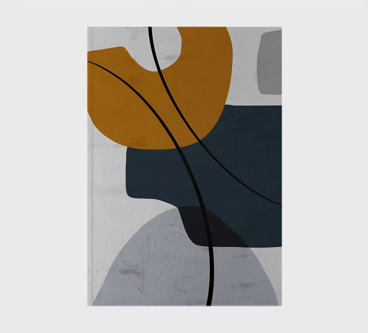GEOMETRIC ABSTRACT SHAPES notebook by Aiden Garcia