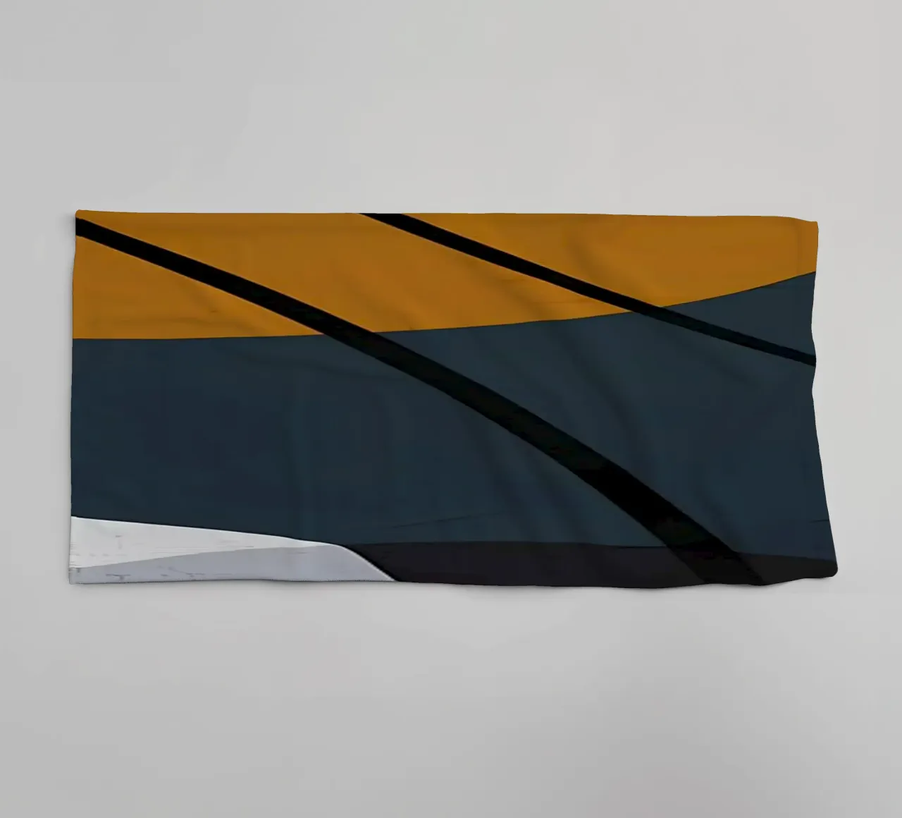 GEOMETRIC ABSTRACT SHAPES towel by Aiden Garcia