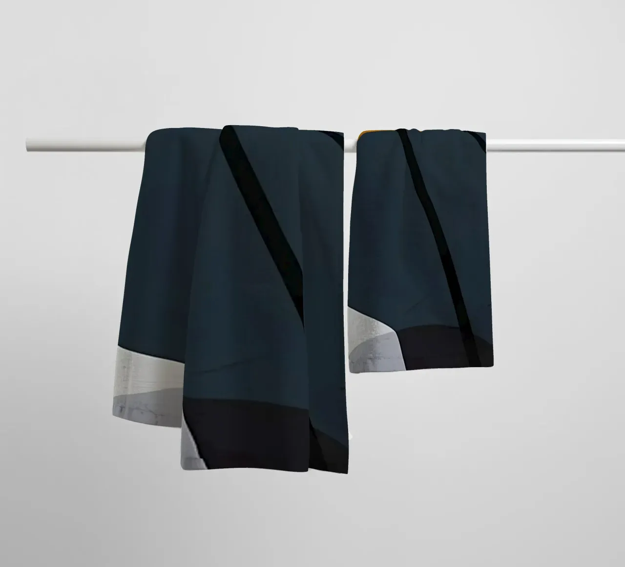 GEOMETRIC ABSTRACT SHAPES towel by Aiden Garcia