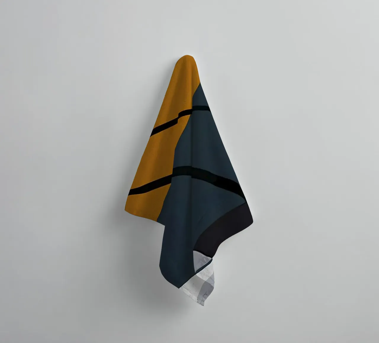 GEOMETRIC ABSTRACT SHAPES towel by Aiden Garcia