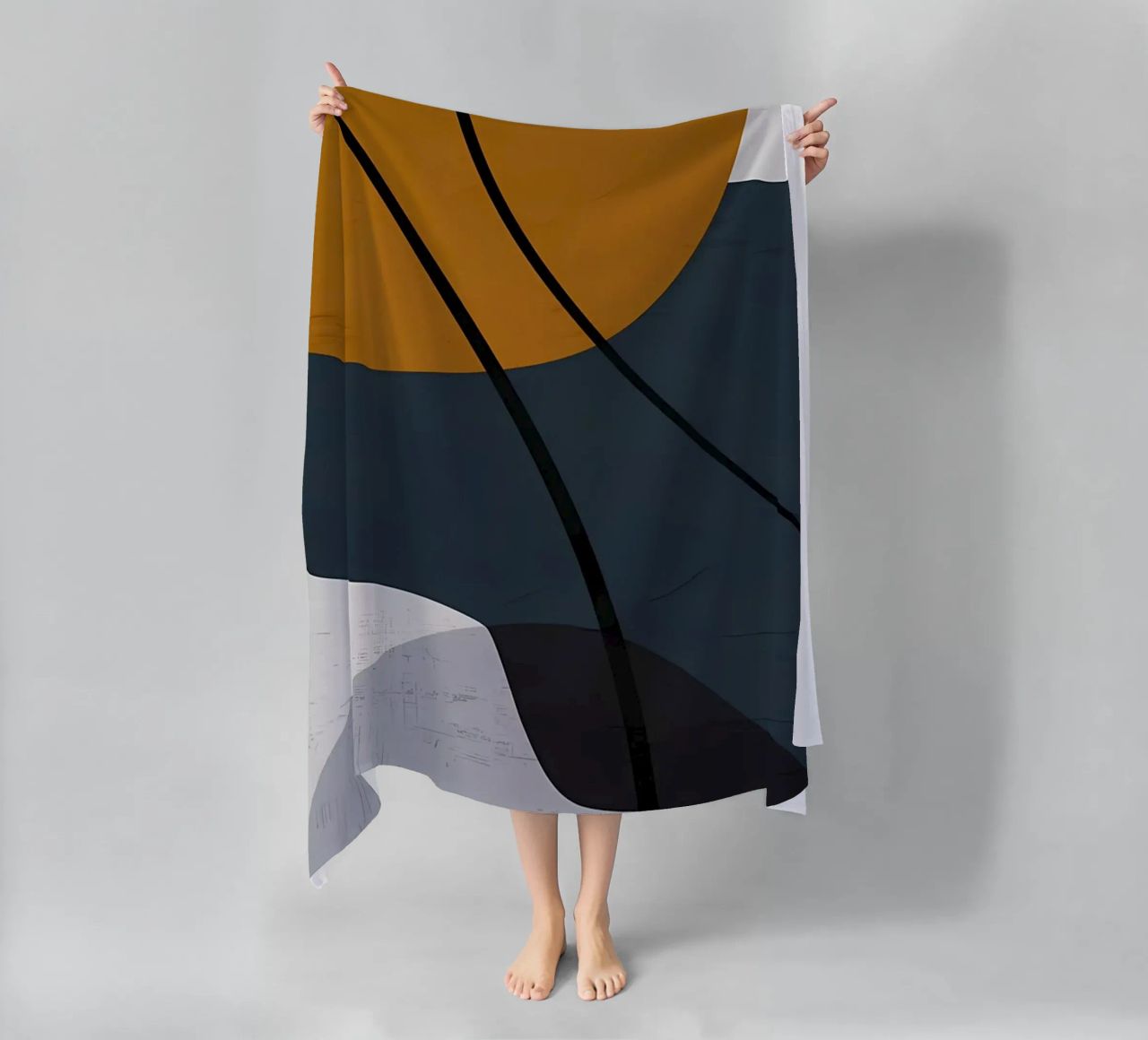 FORME GEOMETRICHE ASTRATTE telo mare da Aiden Garcia