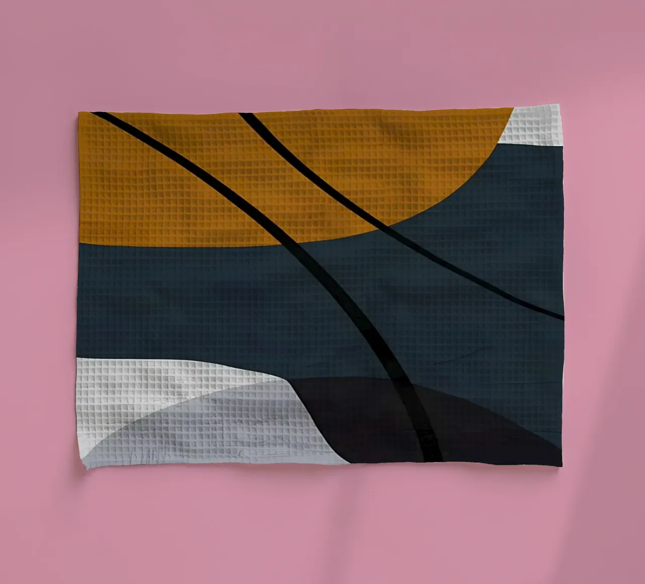 GEOMETRISCHE ABSTRAKTE FORMEN Geschirrtuch von Aiden Garcia