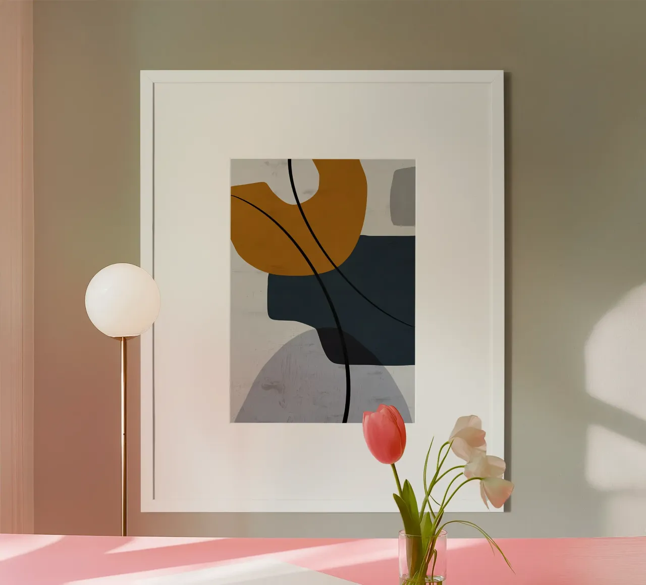 GEOMETRIC ABSTRACT SHAPES hahnemühle by Aiden Garcia