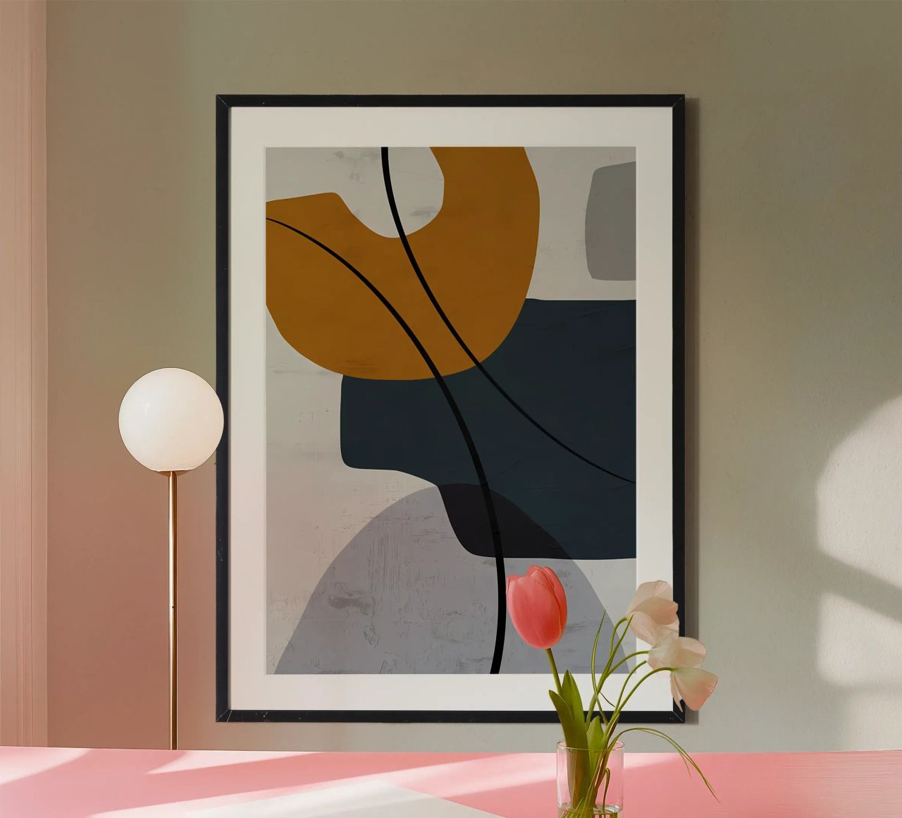 FORME GEOMETRICHE ASTRATTE poster da Aiden Garcia