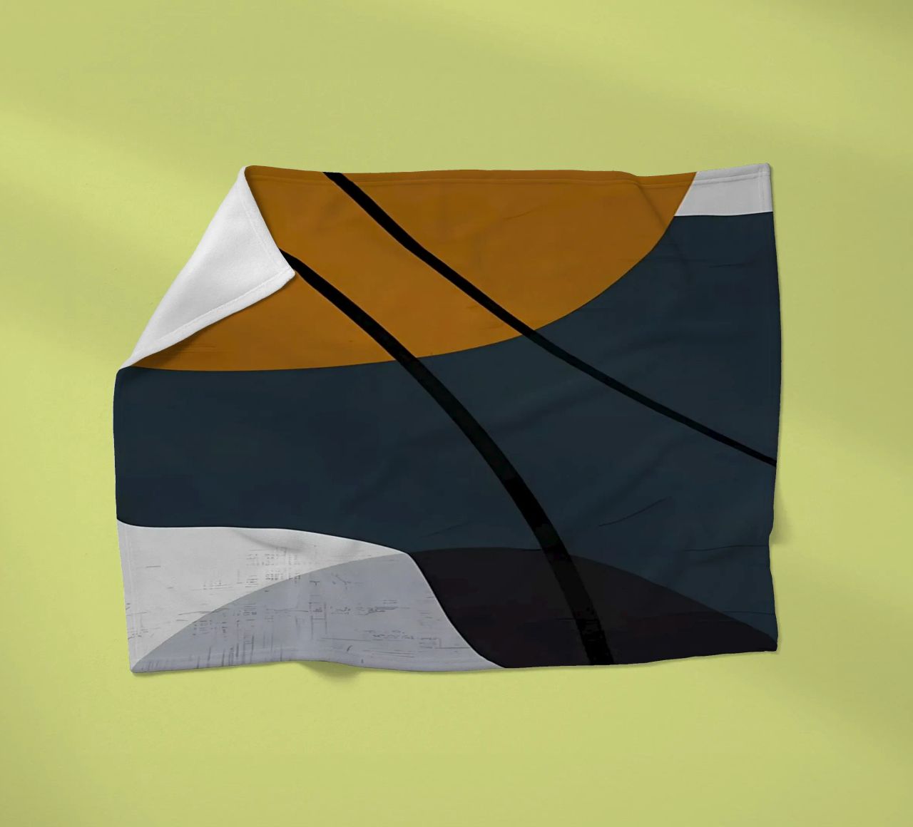 FORME GEOMETRICHE ASTRATTE coperta in pile da Aiden Garcia