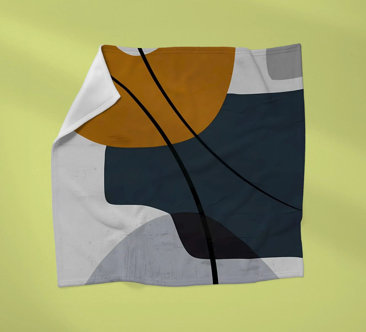FORME GEOMETRICHE ASTRATTE coperta in pile da Aiden Garcia