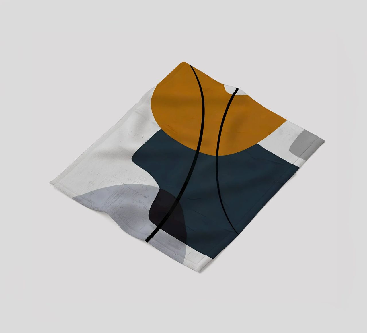 FORME GEOMETRICHE ASTRATTE coperta in pile da Aiden Garcia