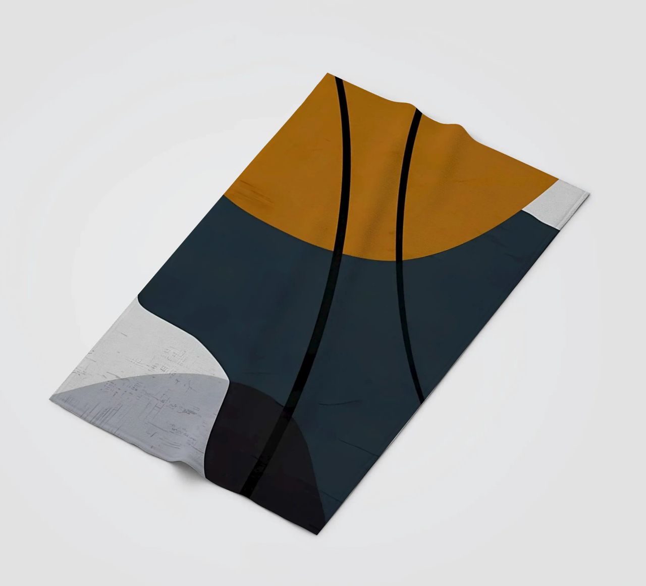 FORME GEOMETRICHE ASTRATTE coperta in pile da Aiden Garcia