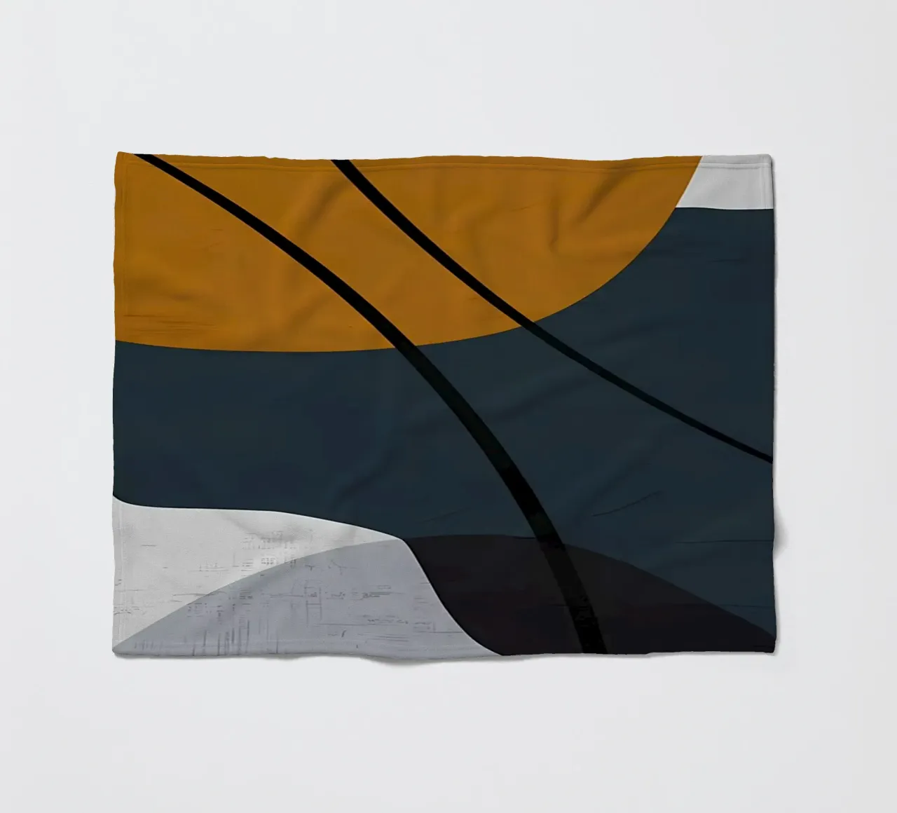 GEOMETRISCHE ABSTRAKTE FORMEN Fleecedecke von Aiden Garcia