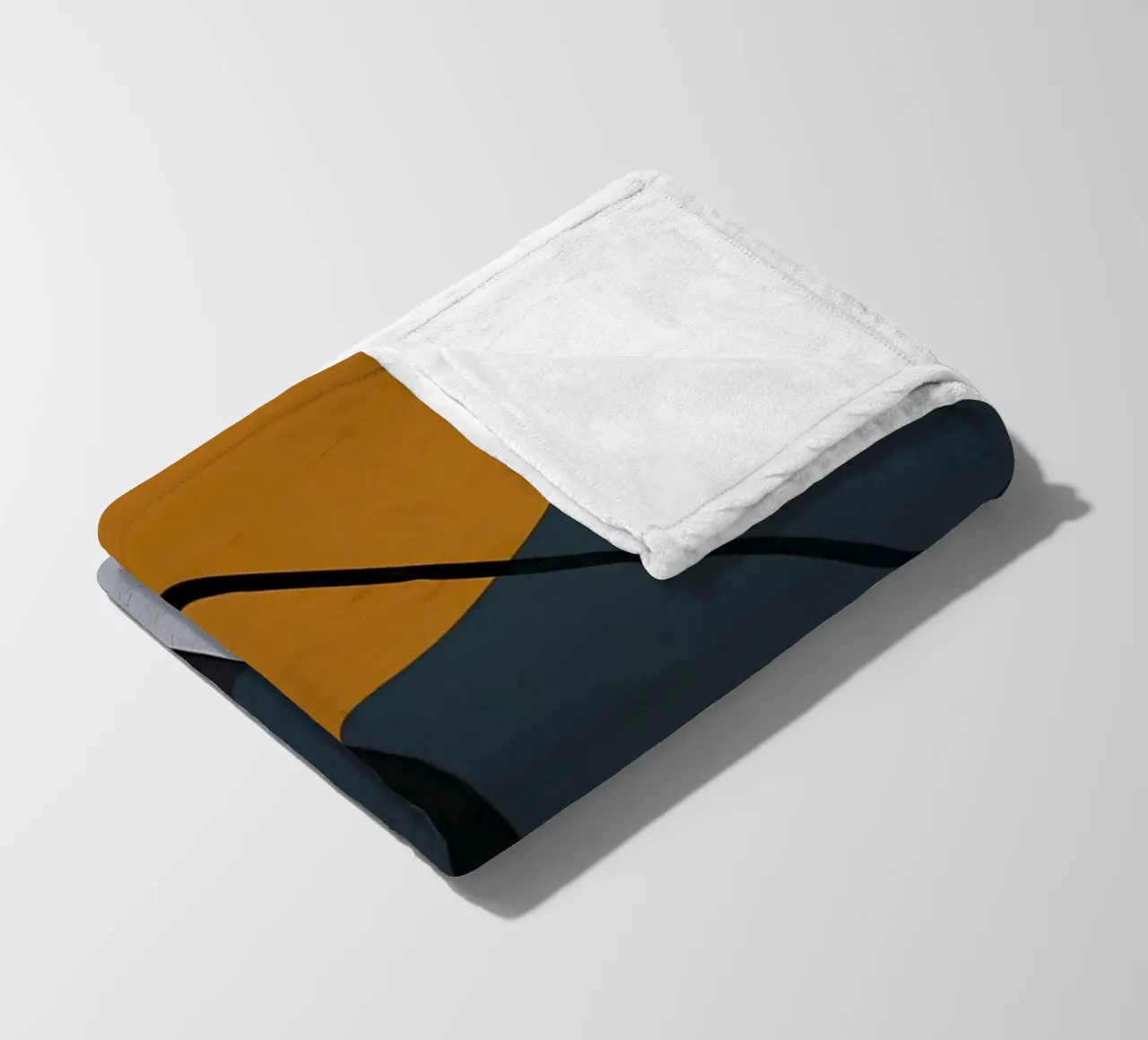 GEOMETRISCHE ABSTRAKTE FORMEN Fleecedecke von Aiden Garcia