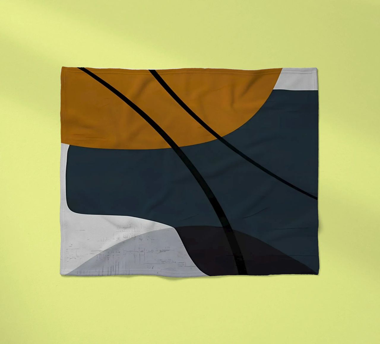 FORME GEOMETRICHE ASTRATTE coperta in pile da Aiden Garcia