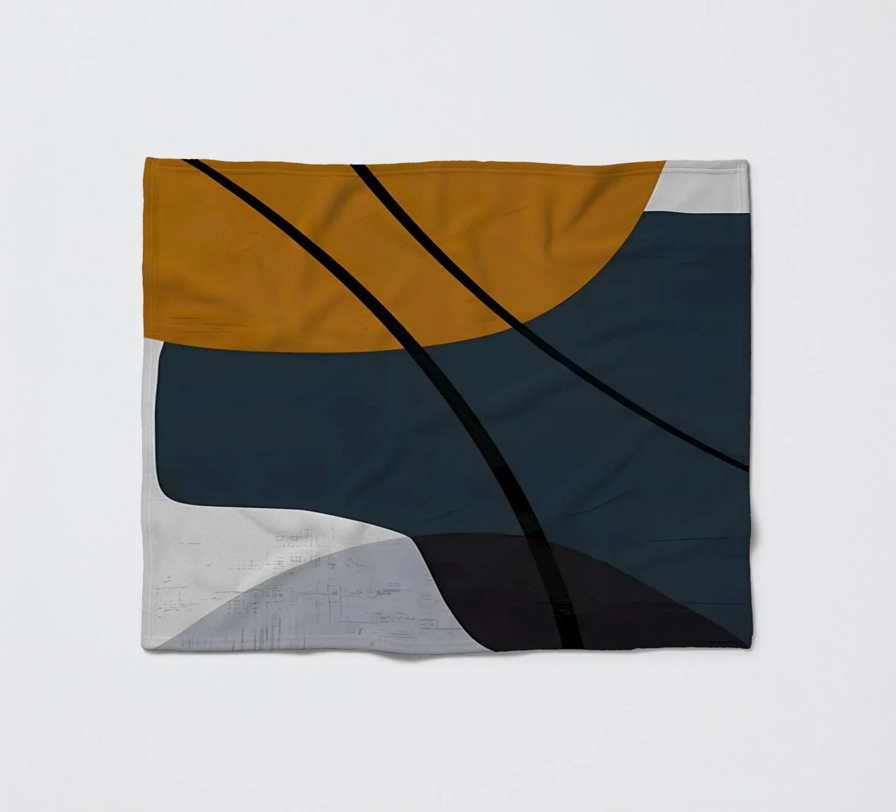 FORME GEOMETRICHE ASTRATTE coperta in pile da Aiden Garcia