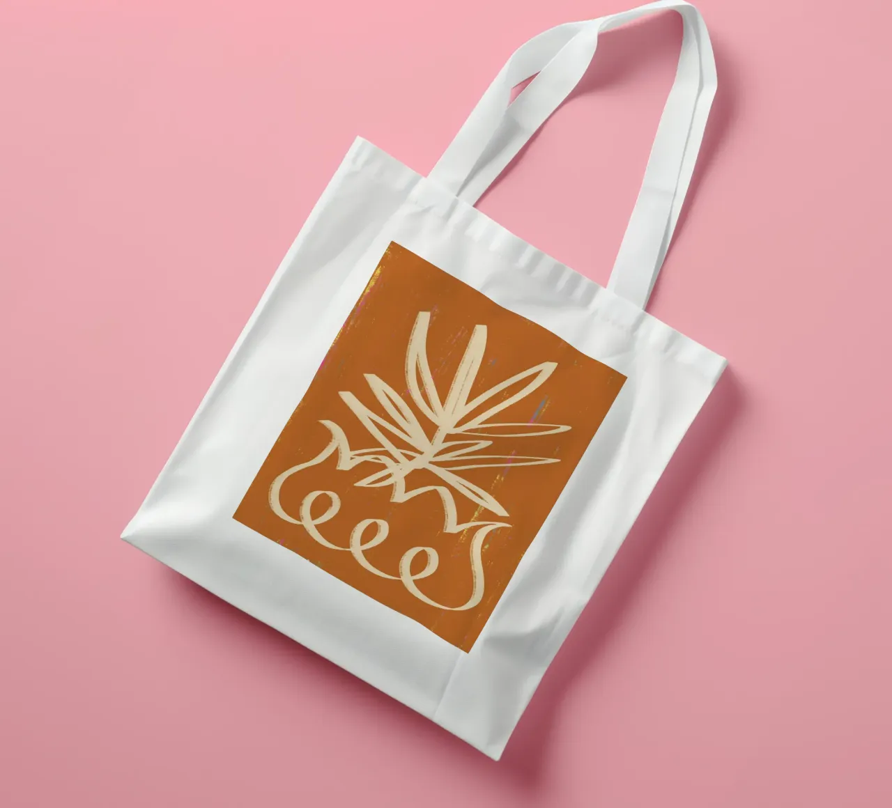 Pianta in vaso Floopy, linea d'arte botanica in terracotta borsa in juta da 83oranges