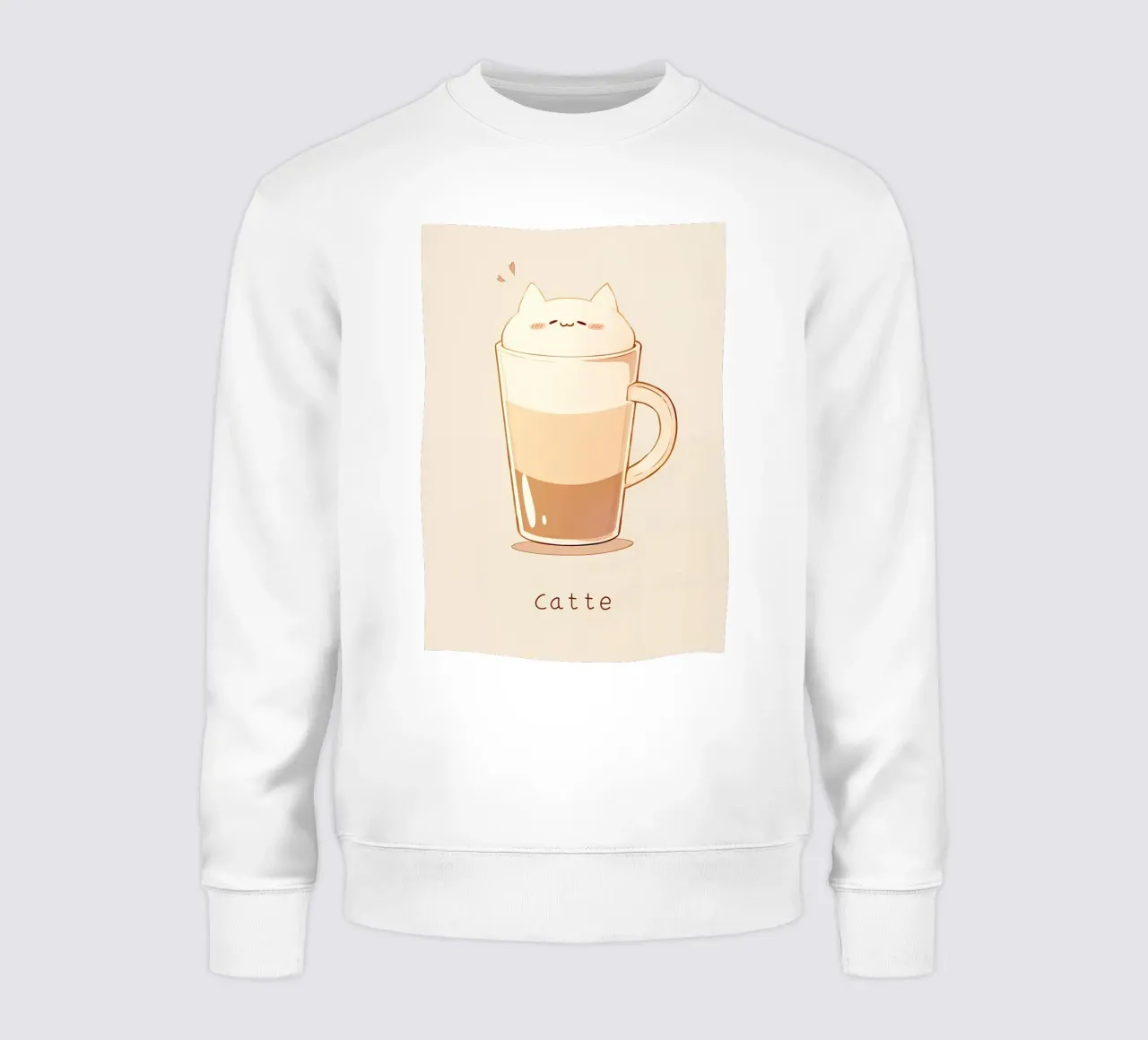 Caffè Cat Latte Cafe felpa da Bartosz Powalka