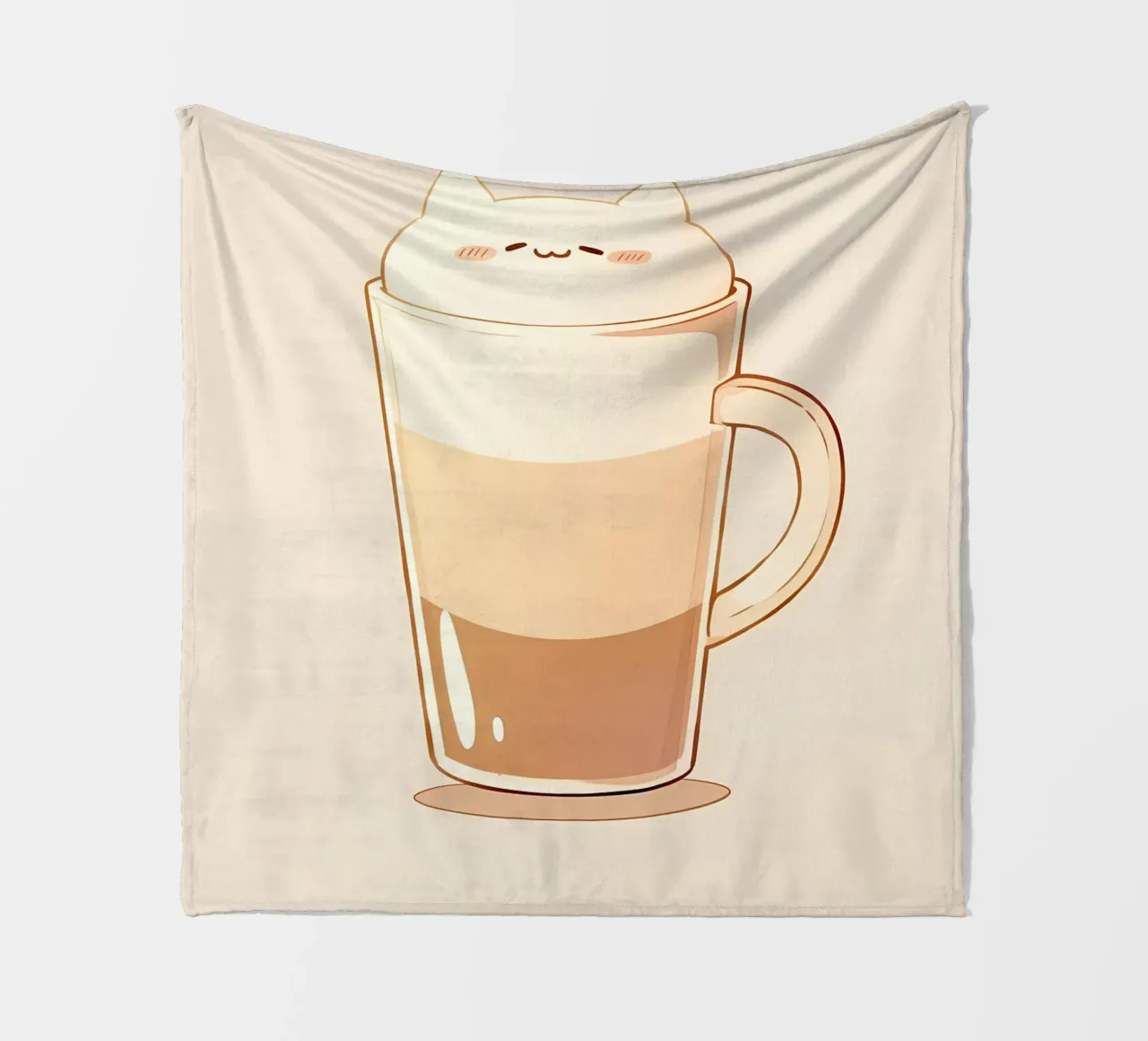 Caffè Cat Latte Cafe coperta in pile da Bartosz Powalka