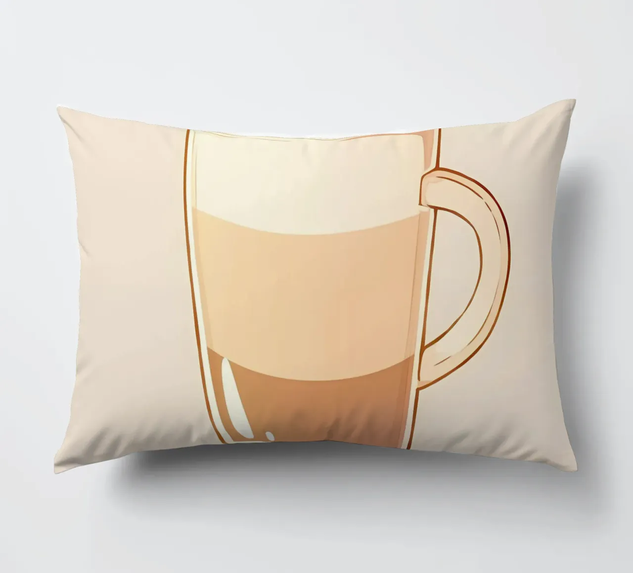 Café Cat Latte cojín de Bartosz Powalka