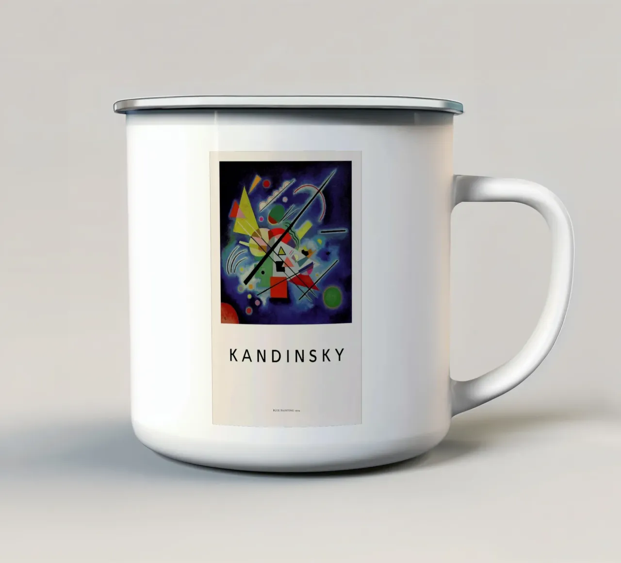 Kandinsky - Blue Painting tazza in smalto da ARTOTHEK