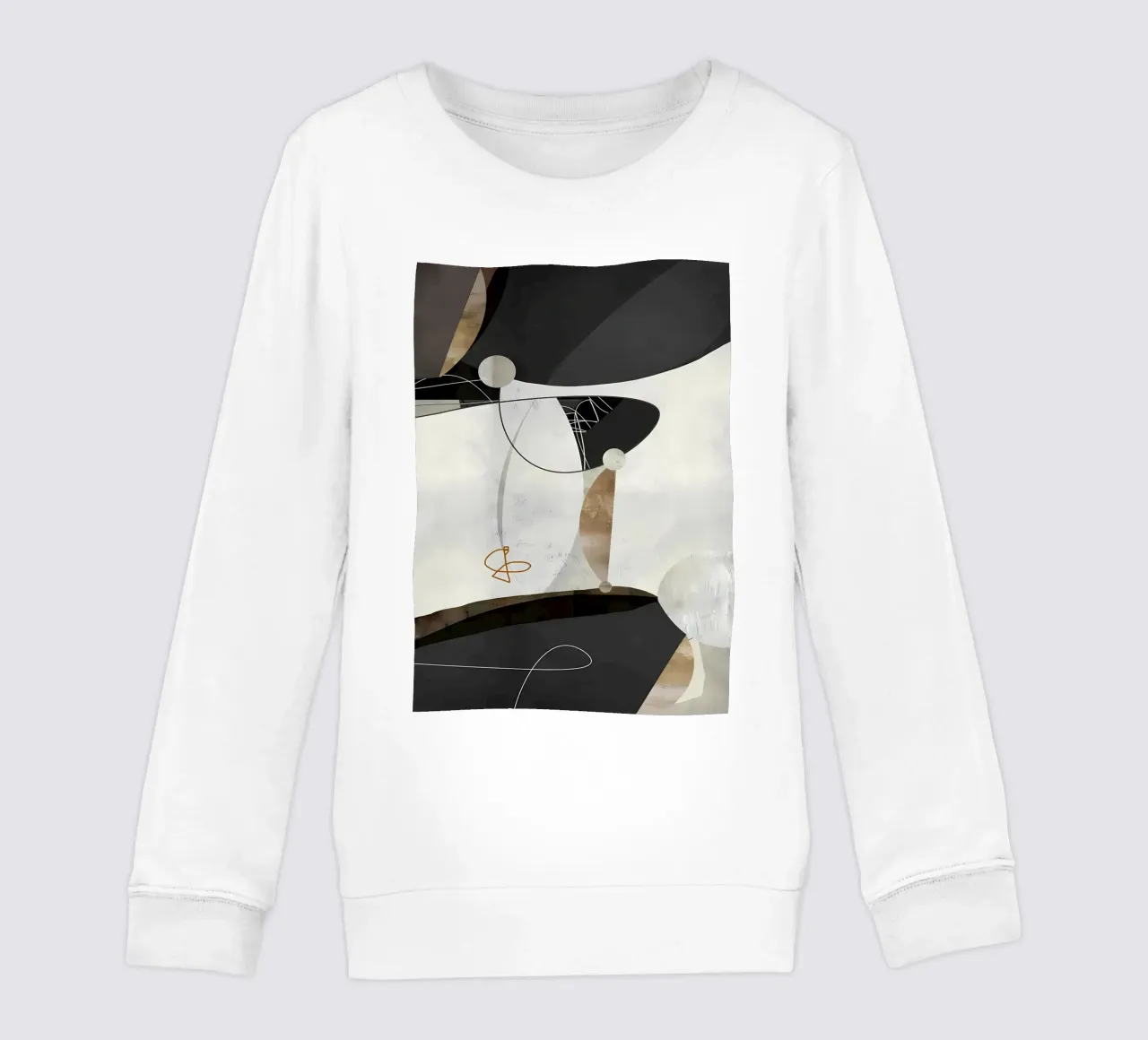 Minimal Art 124 kids sweatshirt by Aiden Garcia