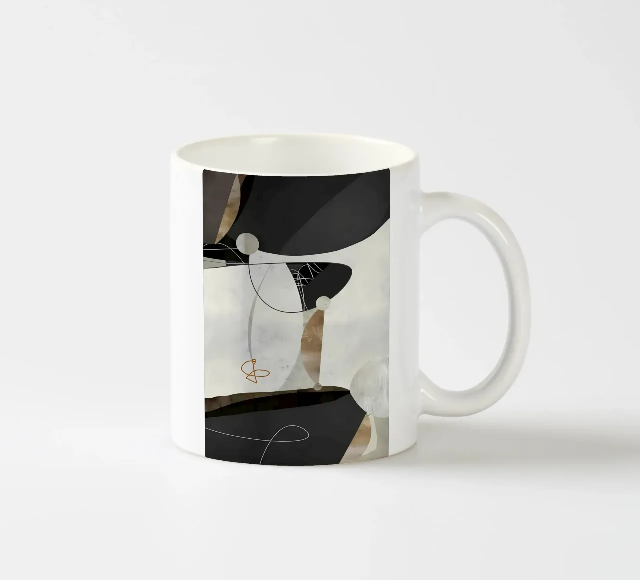 Minimal Art 124 ceramic mug by Aiden Garcia