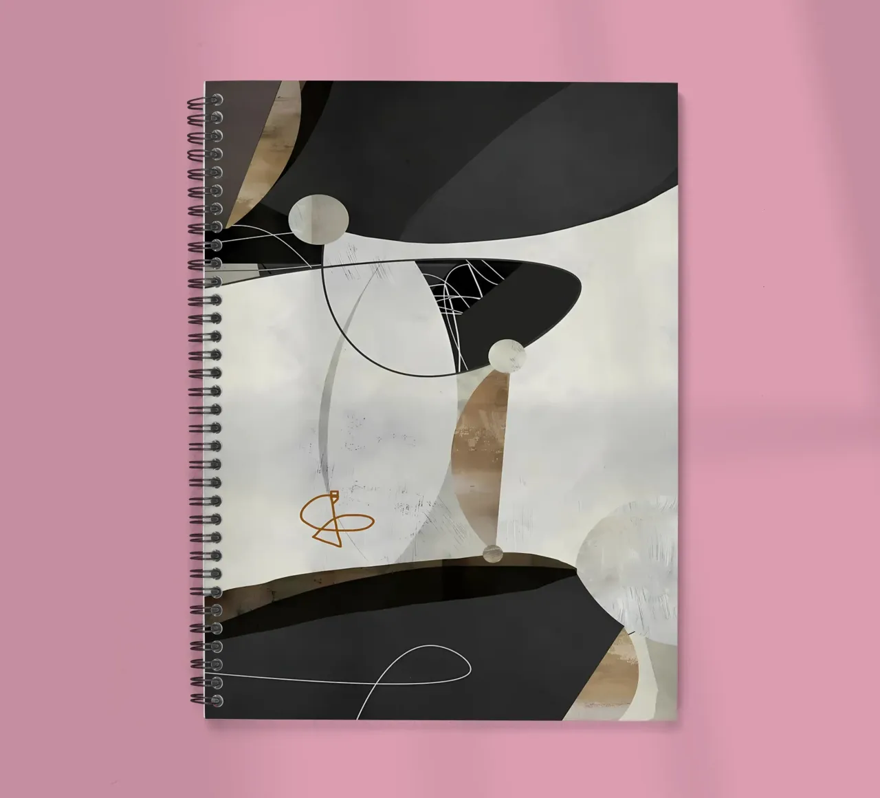 Minimal Art 124 spiral notebook by Aiden Garcia