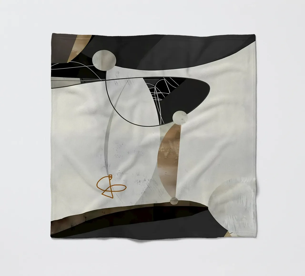 Minimal Art 124 Fleecedecke von Aiden Garcia