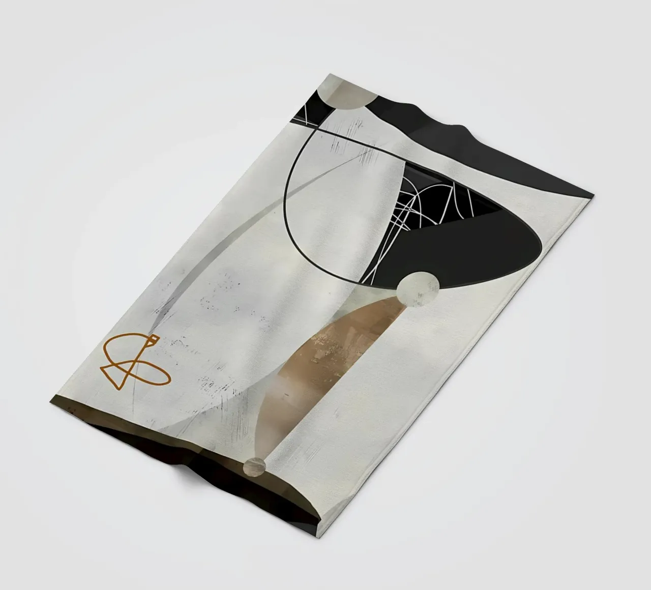 Minimal Art 124 Fleecedecke von Aiden Garcia