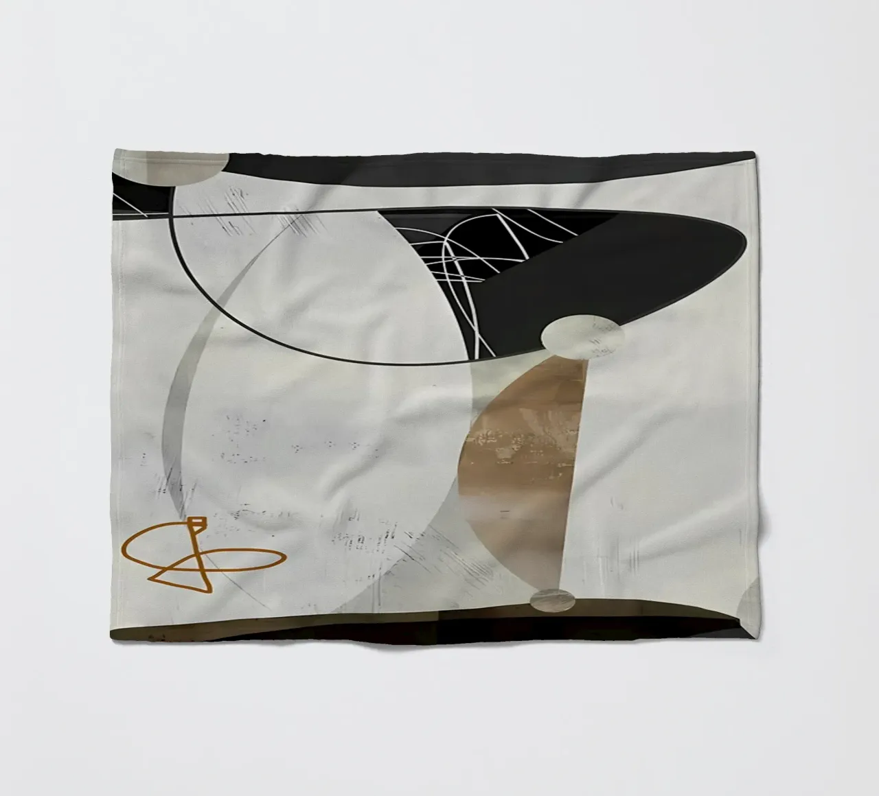 Minimal Art 124 Fleecedecke von Aiden Garcia