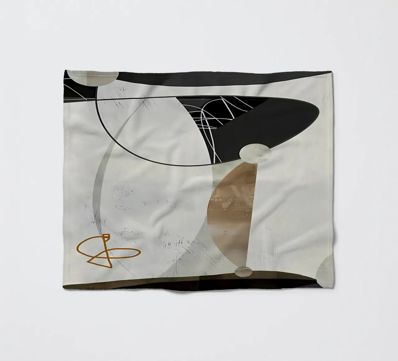 Minimal Art 124 Fleecedecke von Aiden Garcia