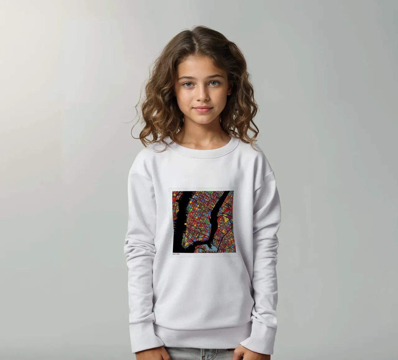 New York felpa bambino da The Cartography Collection