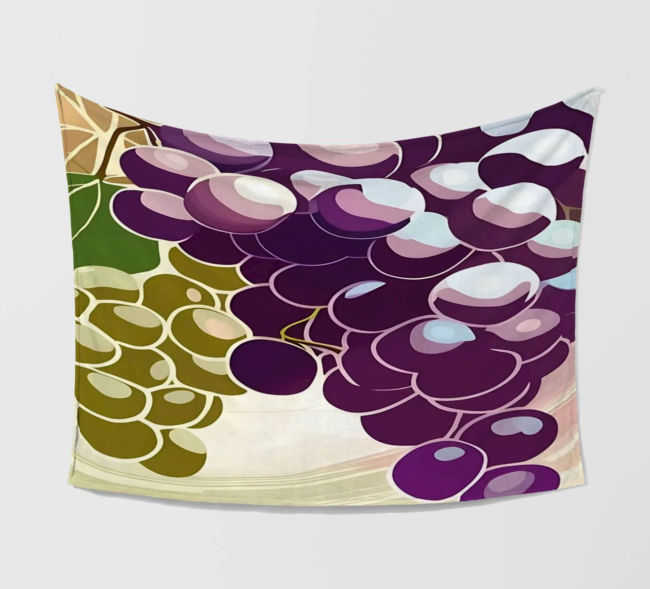 Uva_stile_A_2 coperta in pile da Pink- und LoveArt by LK